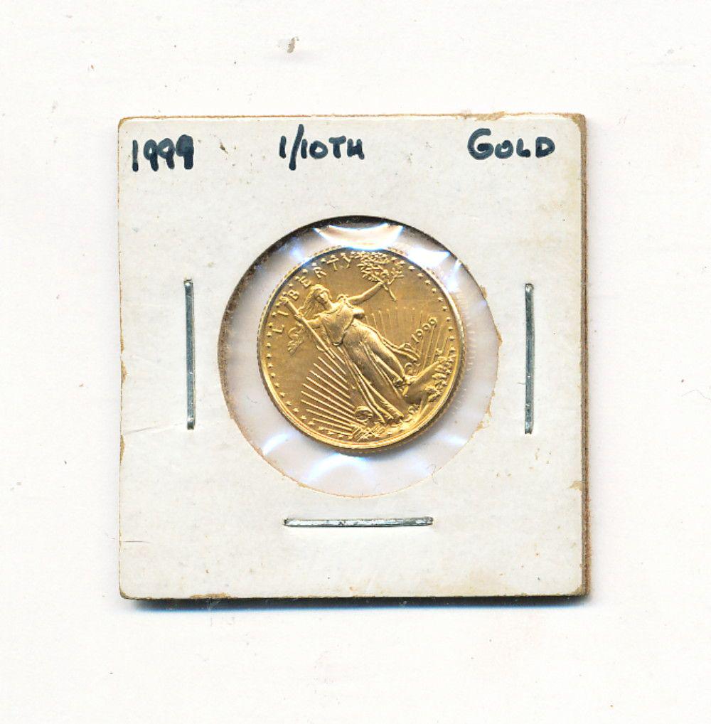1999 $5 Liberty Gold 1/10 oz: Winner shall receive the exact coin shown here. (EM/LIT)