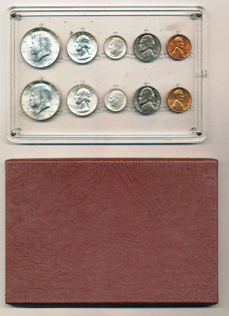 1964 (10 Coin) Presidential Set With Box (1 of 2)