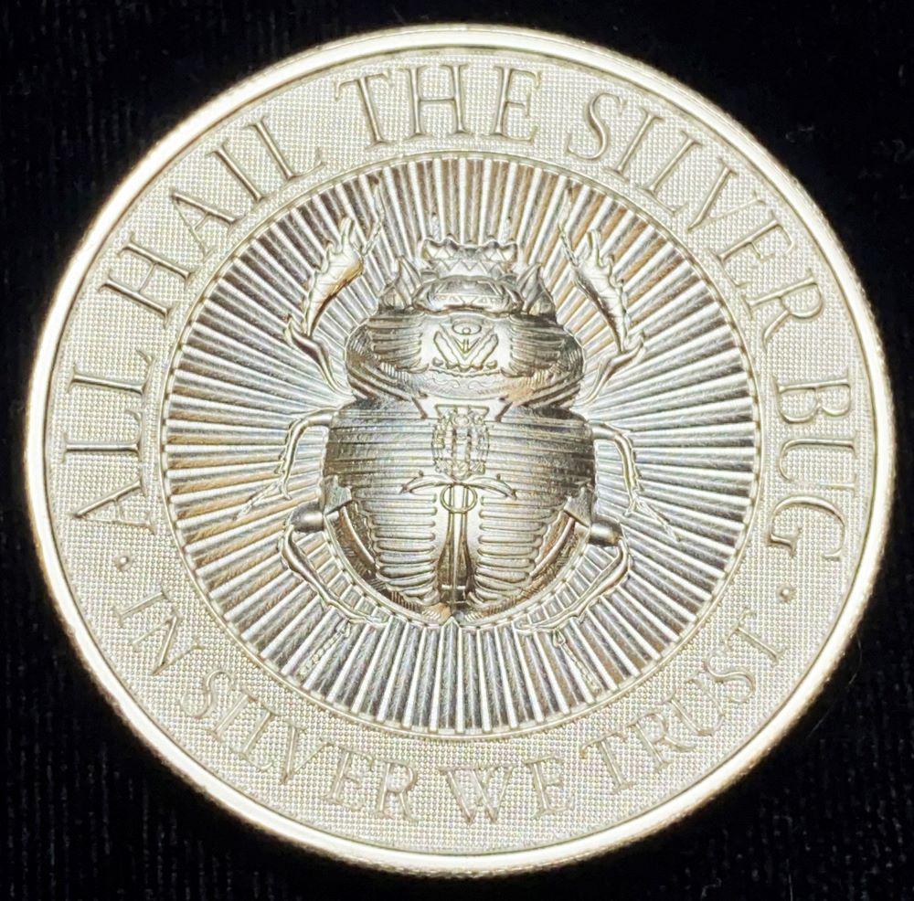 Intaglio Mint Scarab 2 oz Silver (1 of 4)