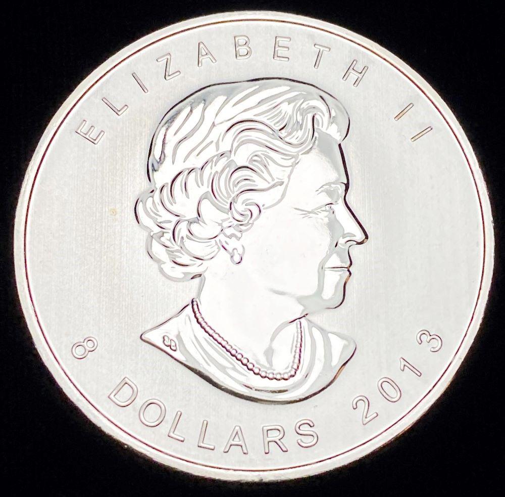 2013 Canada 8 Dollar 1.5 oz Silver Polar Bear (1 of 2)
