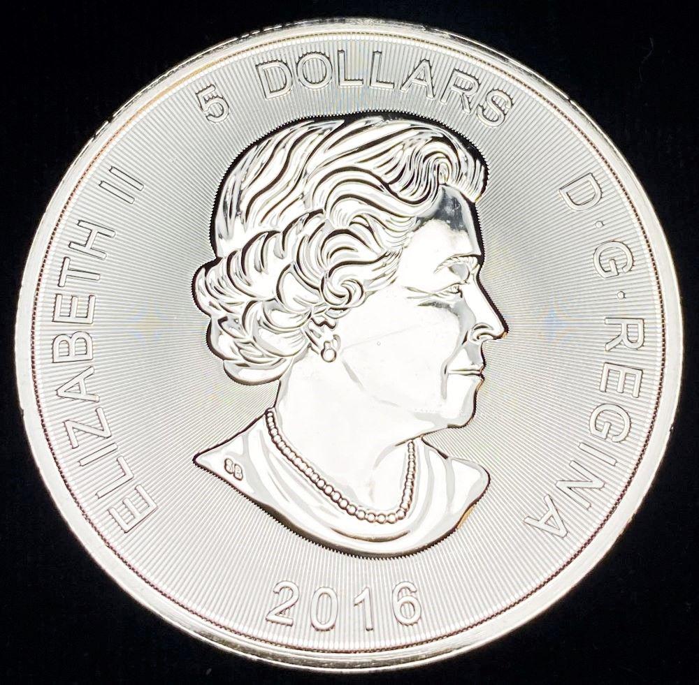 2016 Canada 5 Dollar 1 oz Silver Cougar (1 of 2)