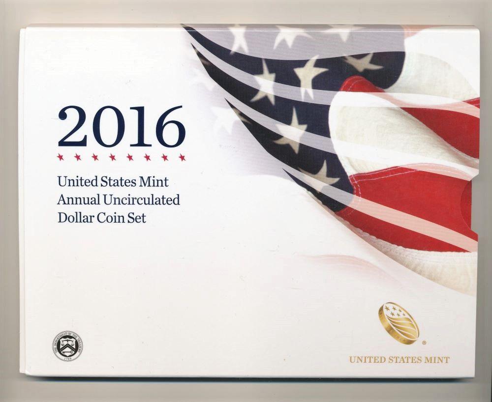 2016 US Annual Uncirculated Mint Dollar Coin Set (1 of 4)