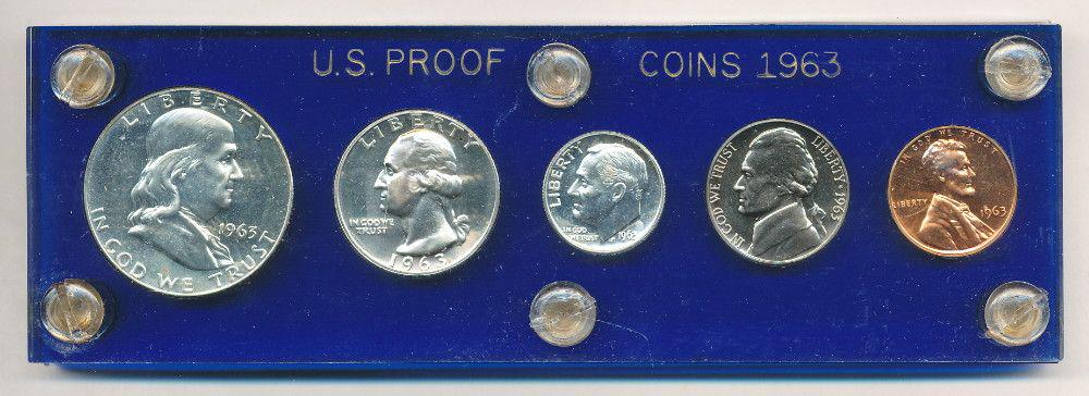 Exquisite 1963 U.S. Silver Proof Set (1 of 2)