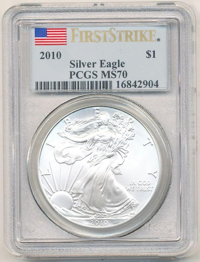 2010 American Silver Eagle PCGS MS70 (1 of 2)