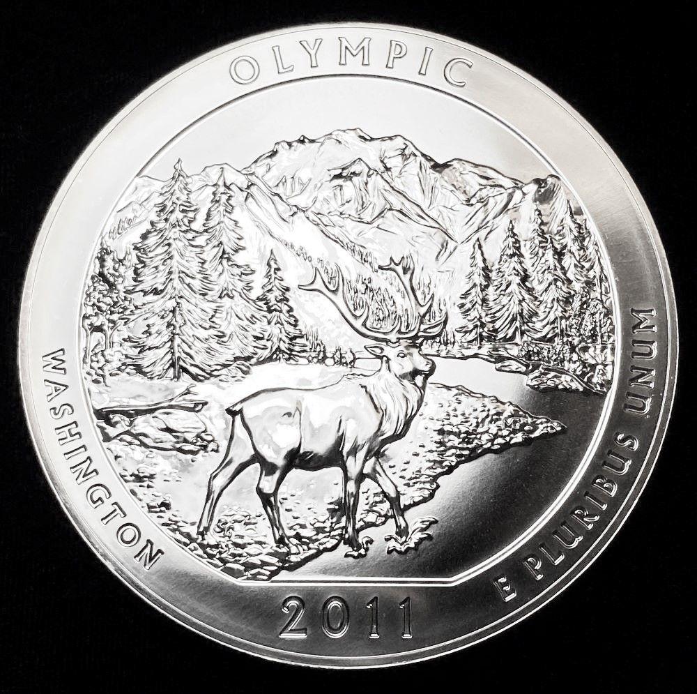 2011 Olympic ATB Silver 5 oz (1 of 5)