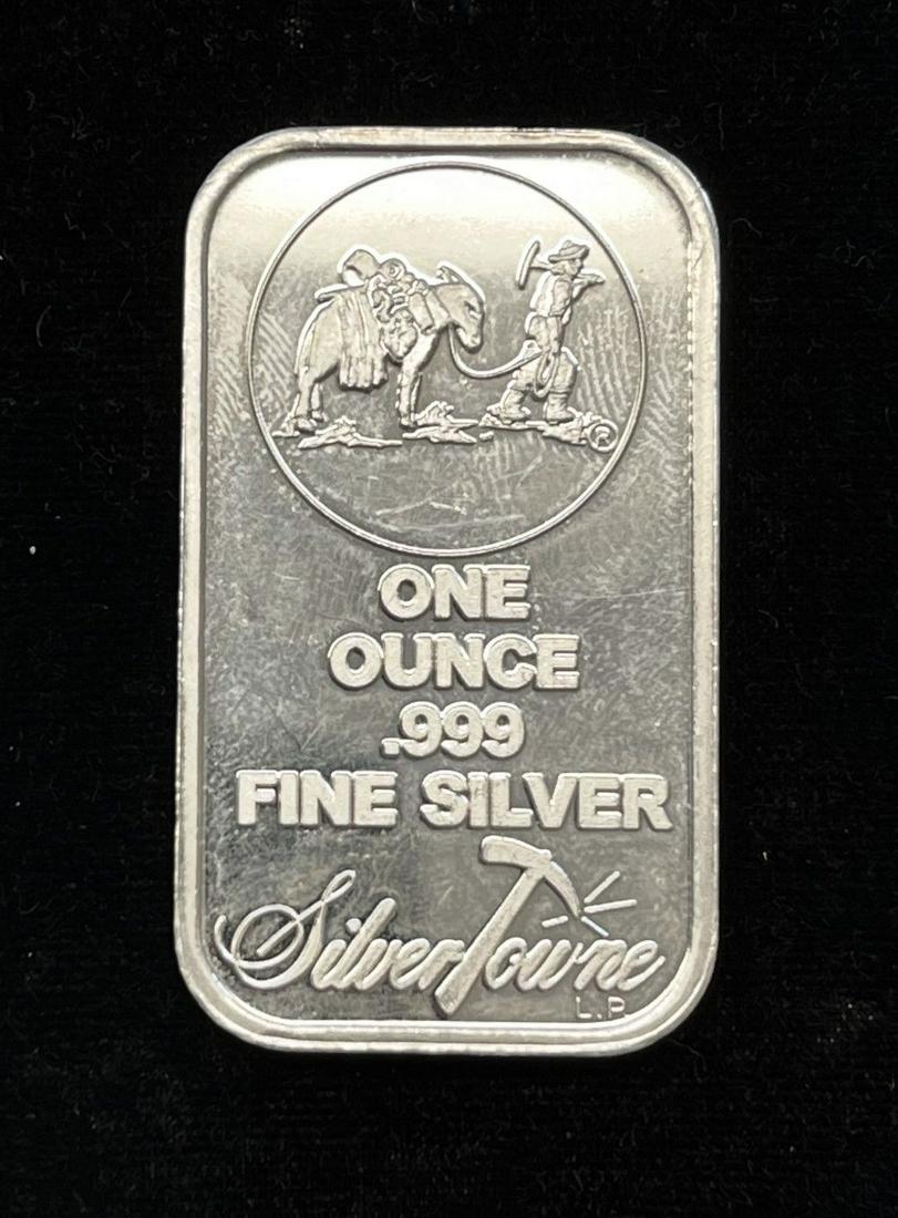 1 oz .999 Fine Silvertowne Silver Bar (1 of 2)