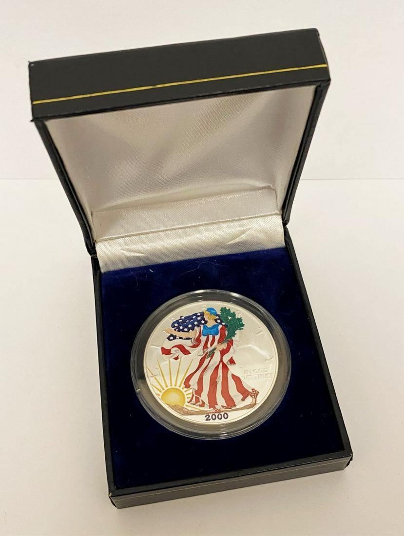 2000 Colorized American Silver Eagle OGP (1 of 5)
