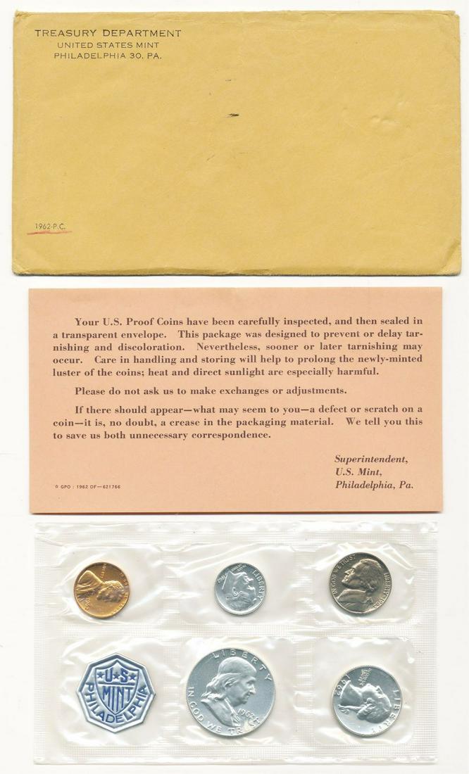 1962 US Mint Proof Set (5-Coin) OGP (1 of 2)