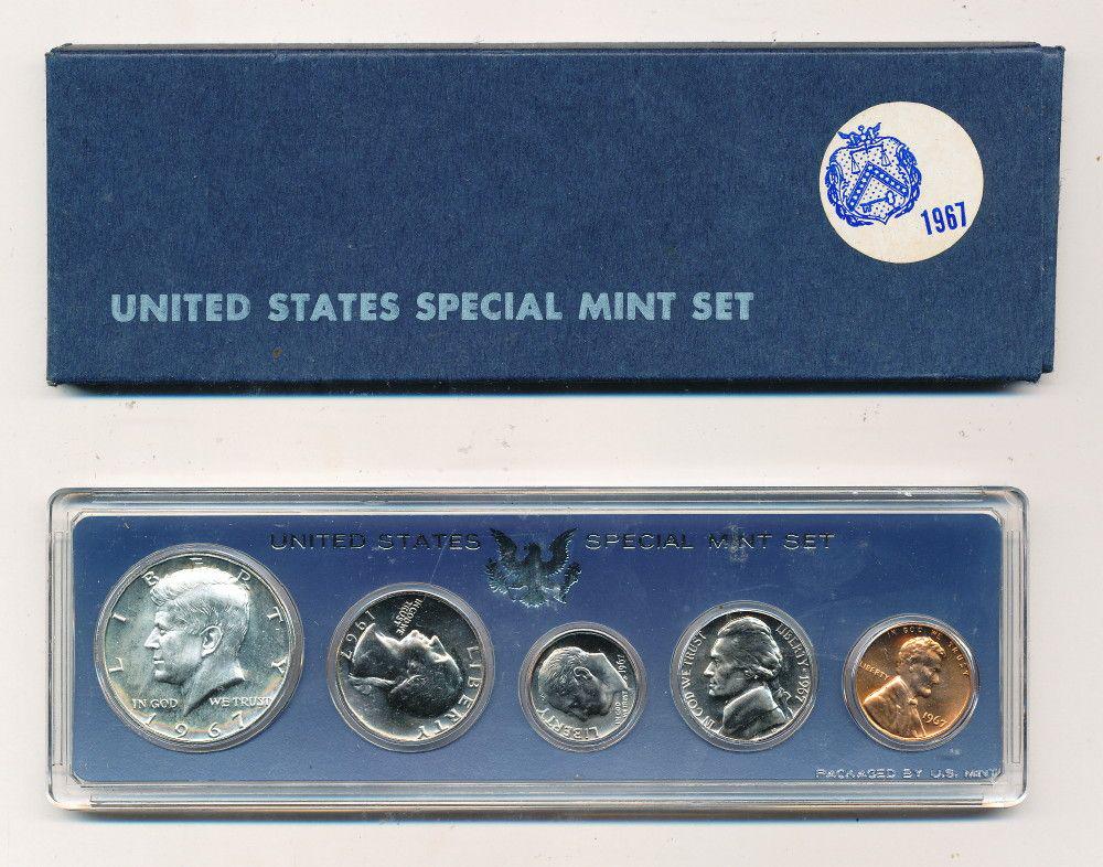 1967 US Special Mint (5-Coin) Set OGP (1 of 2)