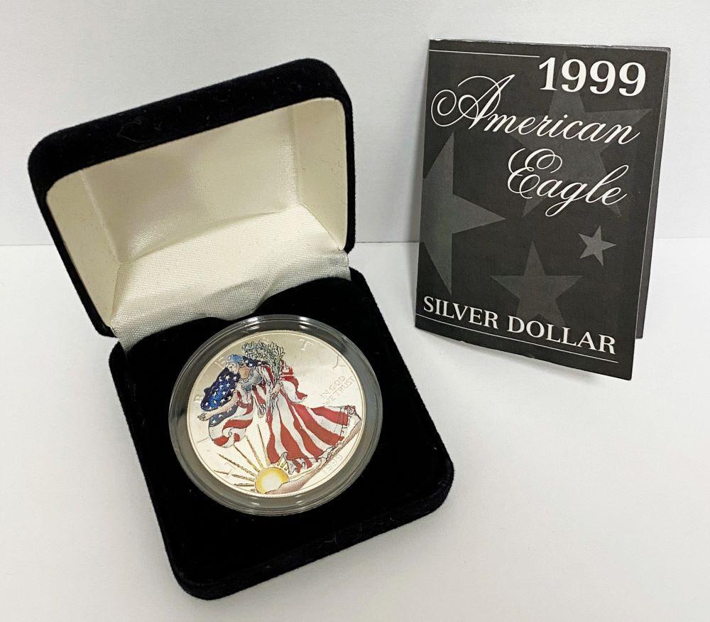1999 Colorized American Silver Eagle OGP (1 of 6)