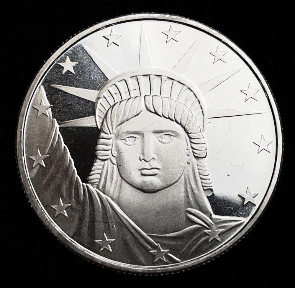 Statue Of Liberty Proof Like .999 Fine Silver 1 oz (1 of 2)