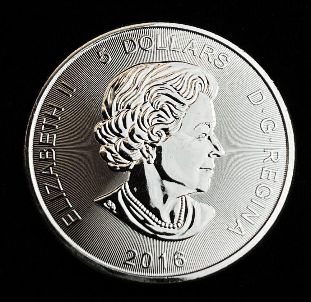 2016 Canada Maple Leaf 1 oz Silver $5 Wildlife Series (1 of 2)
