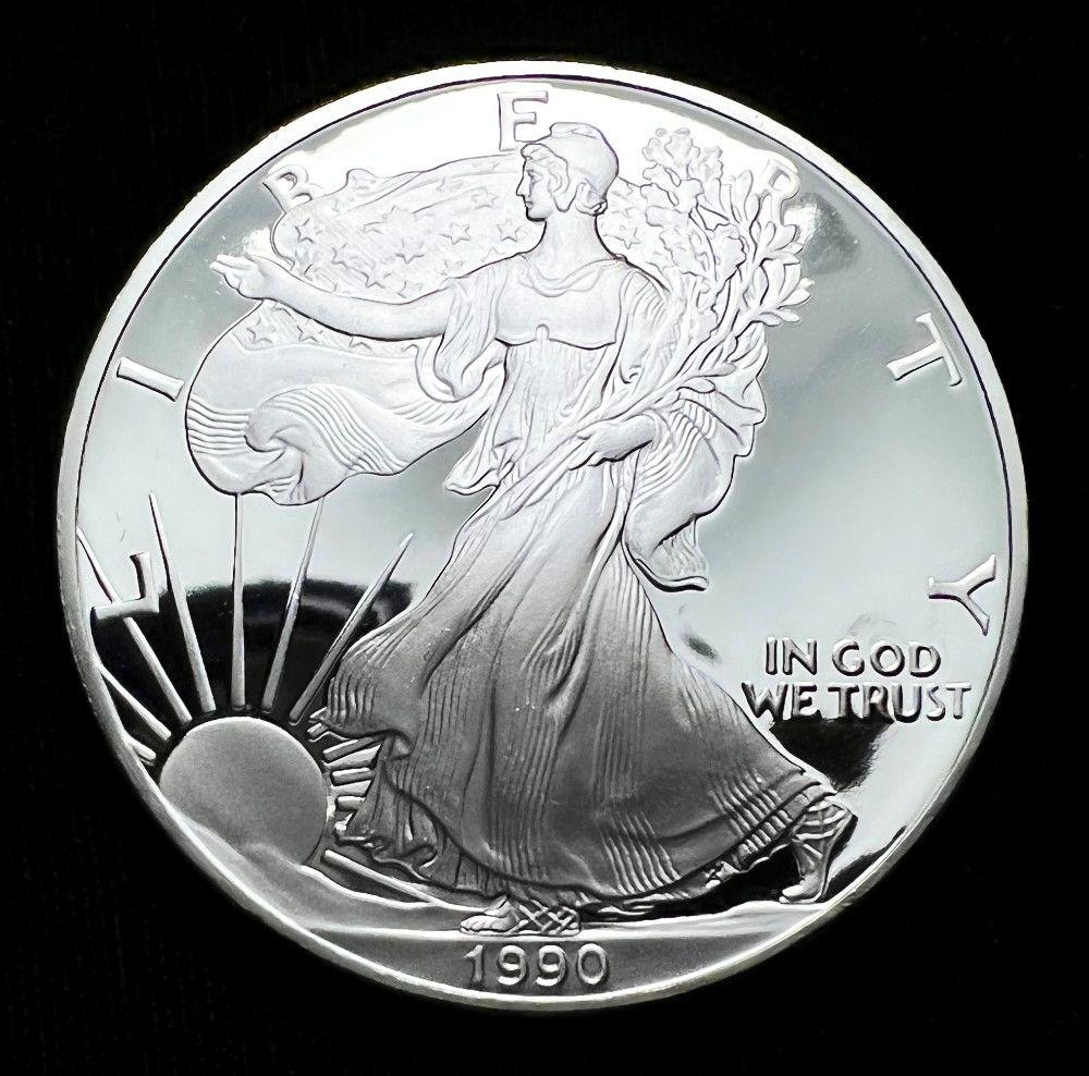 1990-S American Silver Eagle Proof 69 (1 of 3)