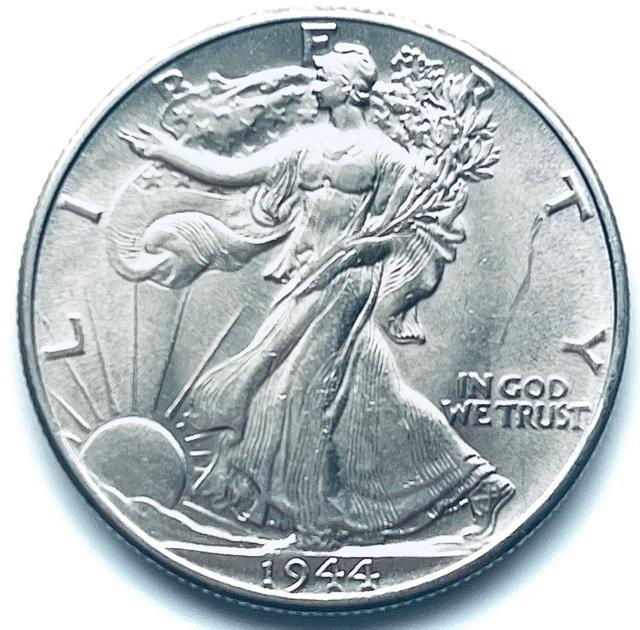 1944 Walking Liberty Silver Half Dollar MS 63-65 (1 of 2)