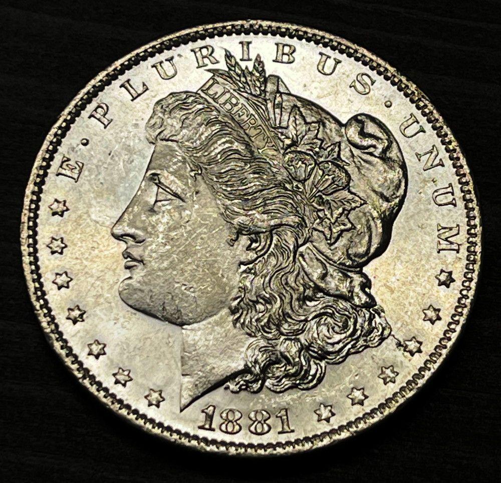 1881-O Morgan Silver Dollar MS63 PL (1 of 3)