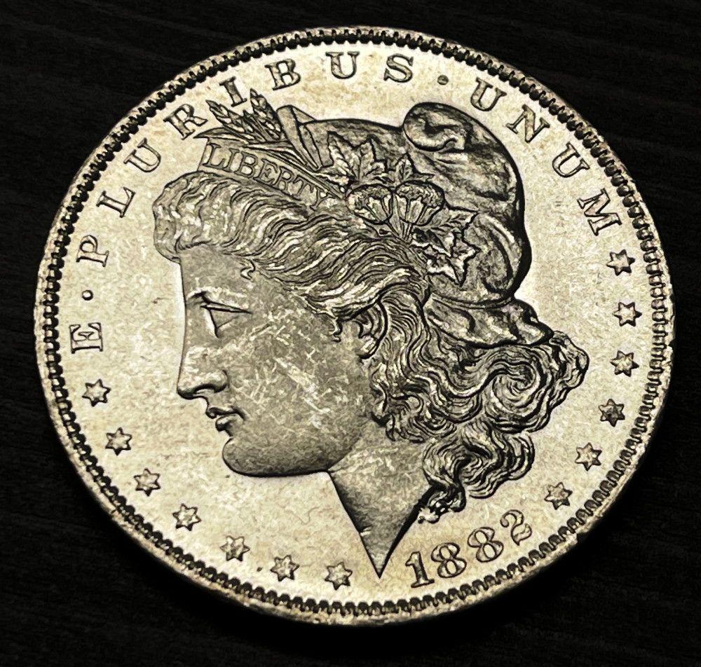 1882-O Morgan Silver Dollar MS63 PL (1 of 3)