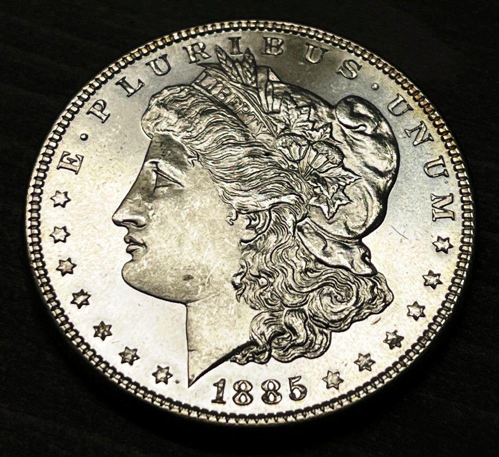 1885 Morgan Silver Dollar MS65 PL (1 of 2)