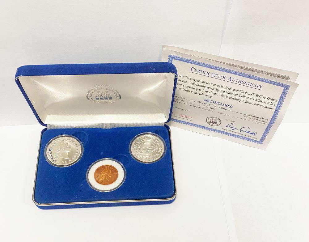 1776-1794 National Collectors Mint (3-coin) Set (1 of 11)