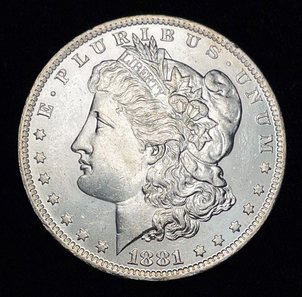 1881-O Morgan Silver Dollar MS63 or Above (1 of 2)