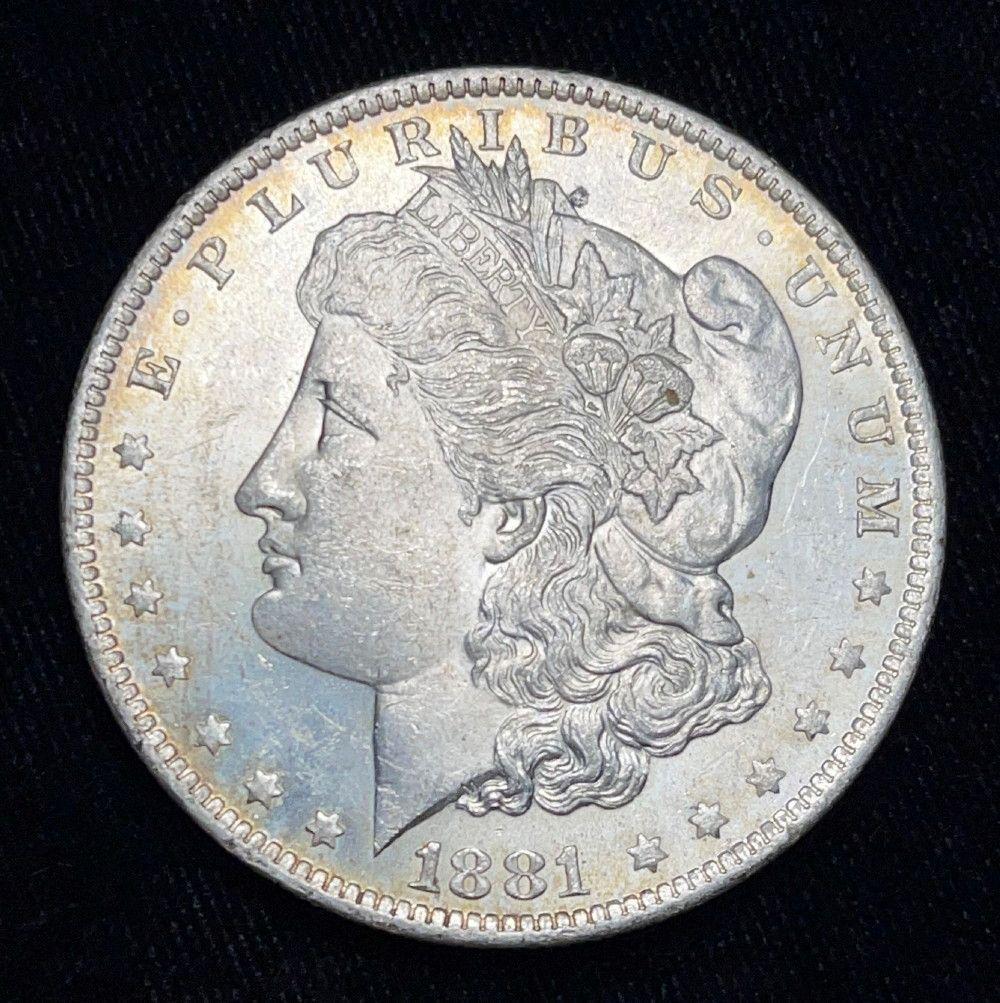 1881-O Morgan Silver Dollar MS63 or Above (1 of 2)