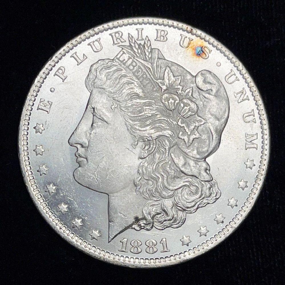 1881-O Morgan Silver Dollar MS63 or Above (1 of 2)