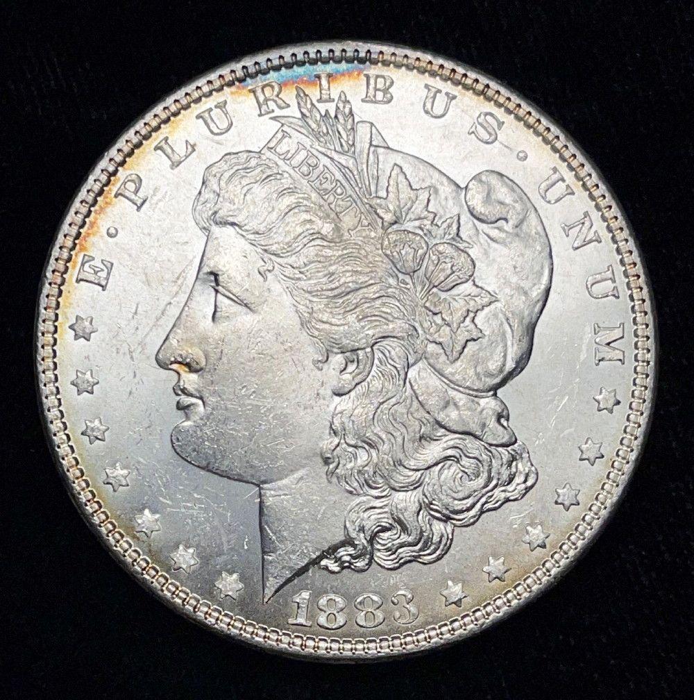 1883 Morgan Silver Dollar MS63 or Above (1 of 2)