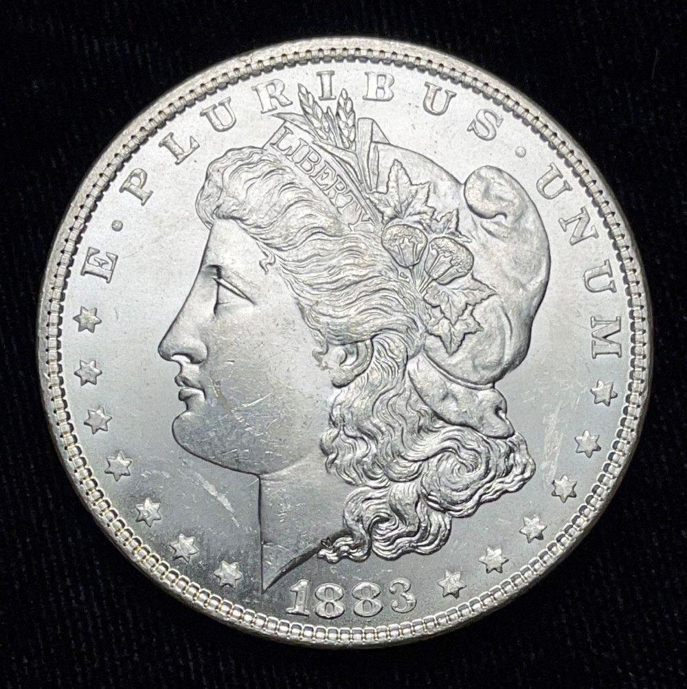1883 Morgan Silver Dollar MS63 or Above (1 of 2)