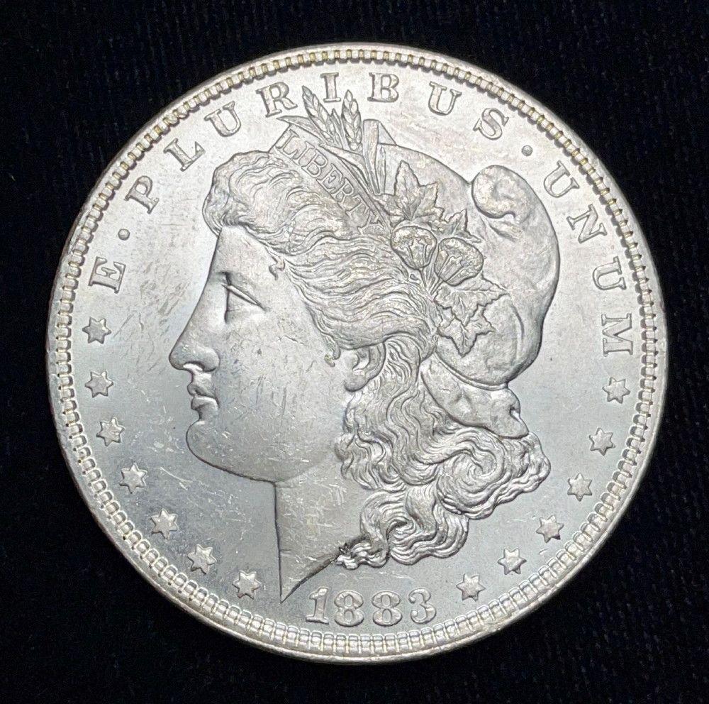 1883 Morgan Silver Dollar MS63 or Above (1 of 2)