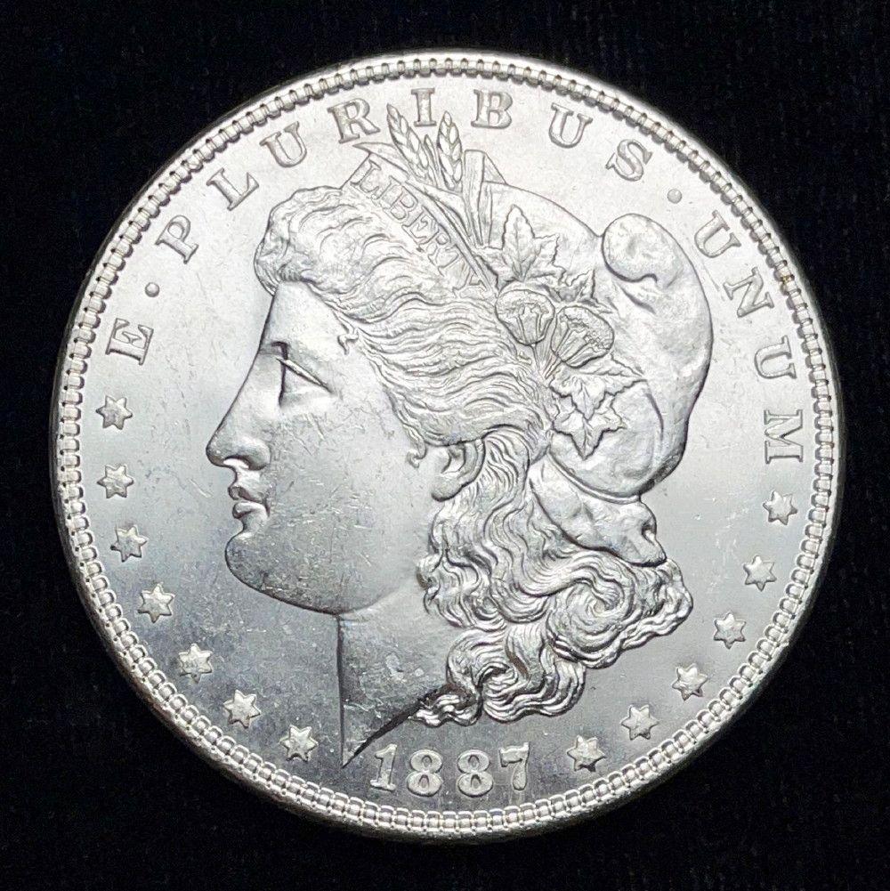 1887 Morgan Silver Dollar MS63 or Above (1 of 2)