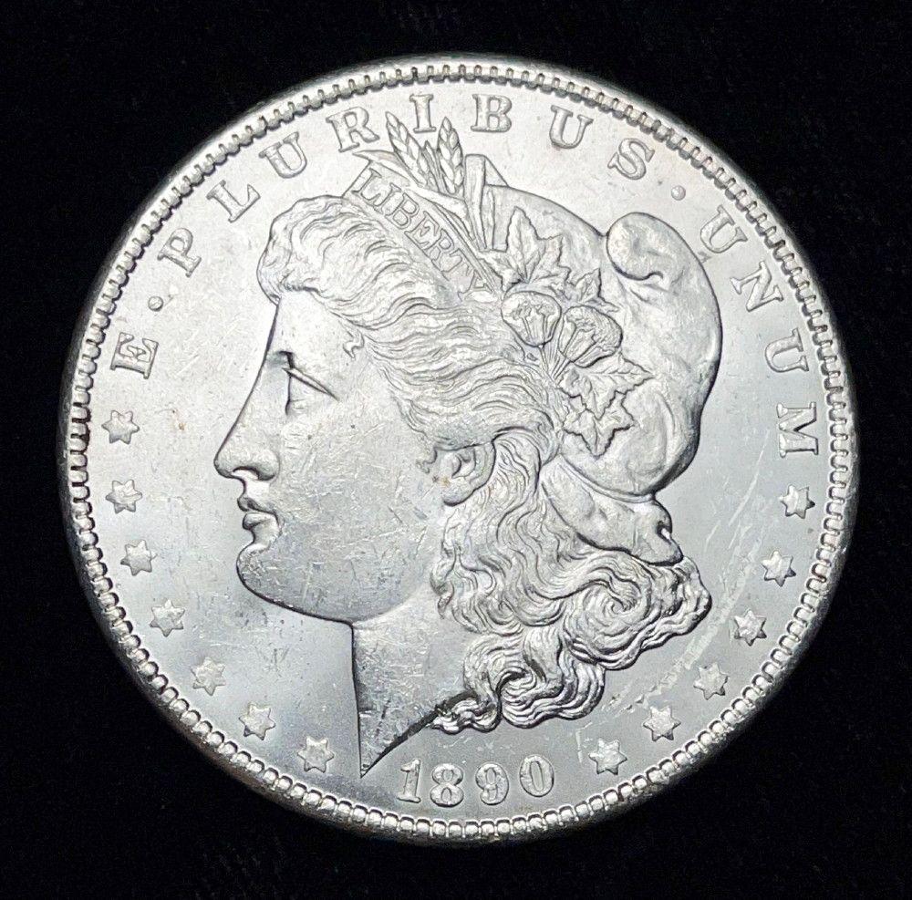 1890 Morgan Silver Dollar MS63 or Above (1 of 2)