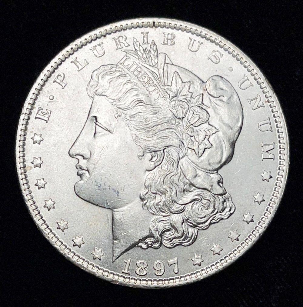 1897 Morgan Silver Dollar MS63 or Above (1 of 2)