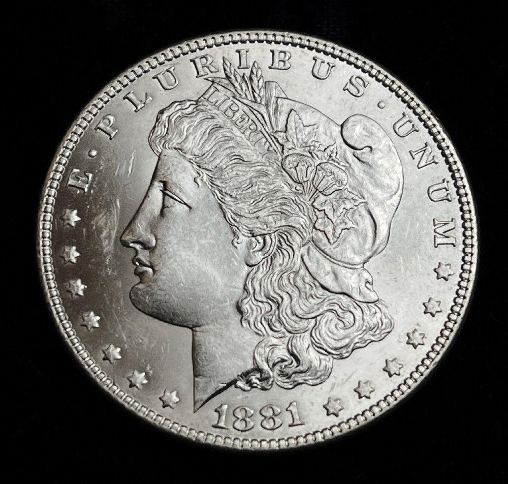1881 Morgan Silver Dollar MS64 or Above (1 of 2)