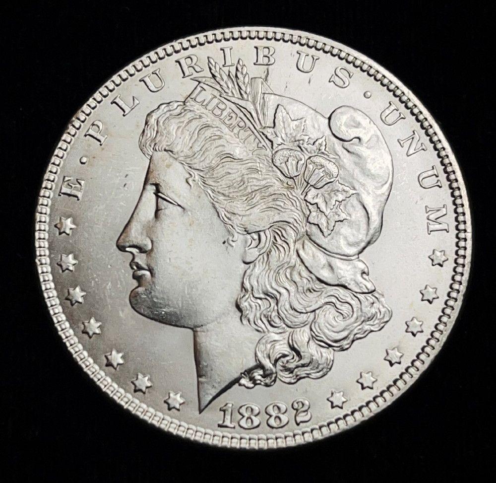 1882 Morgan Silver Dollar MS64 or Above (1 of 2)