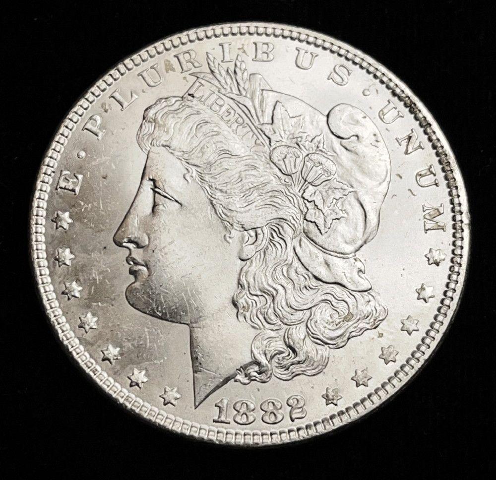 1882 Morgan Silver Dollar MS64 or Above (1 of 2)