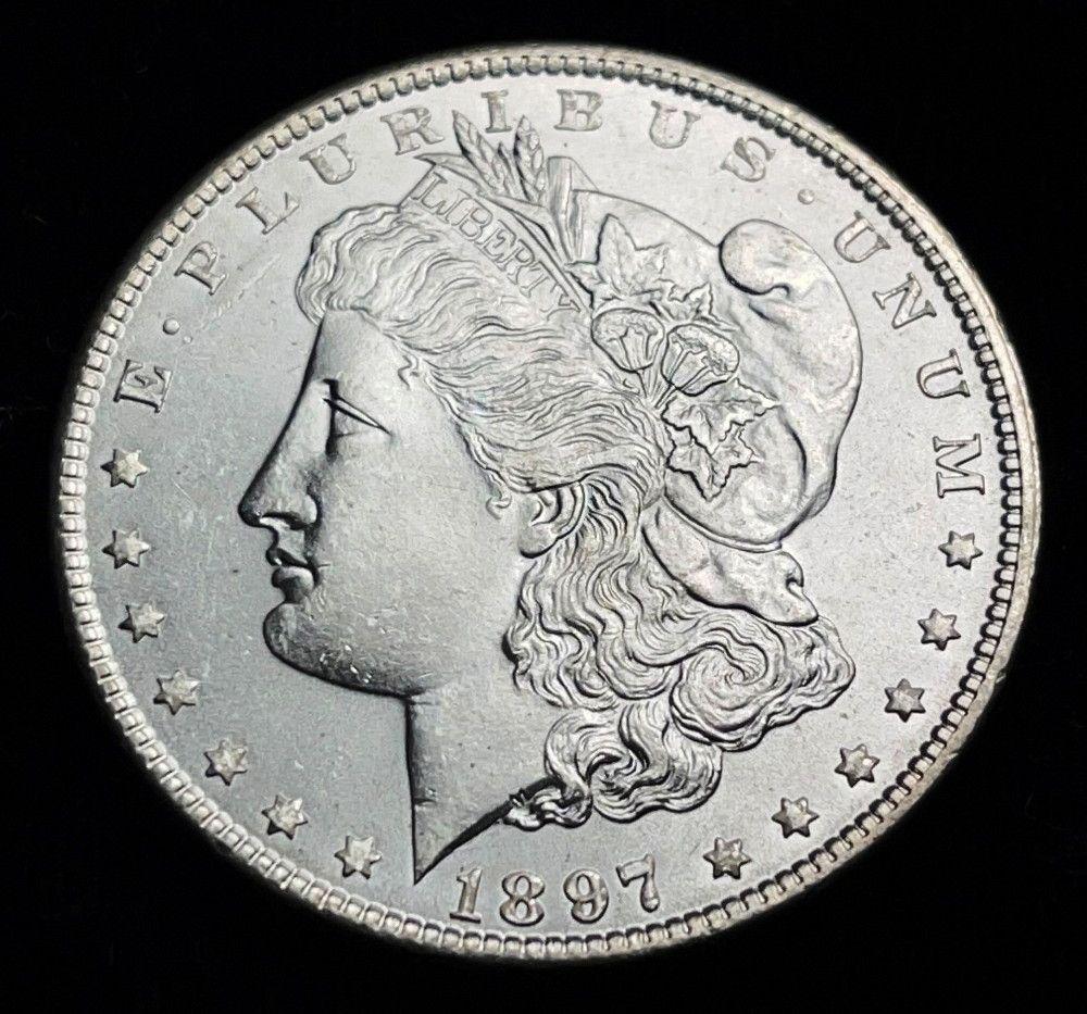 1897 Morgan Silver Dollar MS64 or Above (1 of 2)