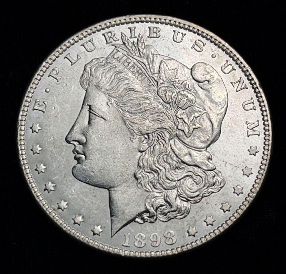 1898 Morgan Silver Dollar MS64 or Above (1 of 2)