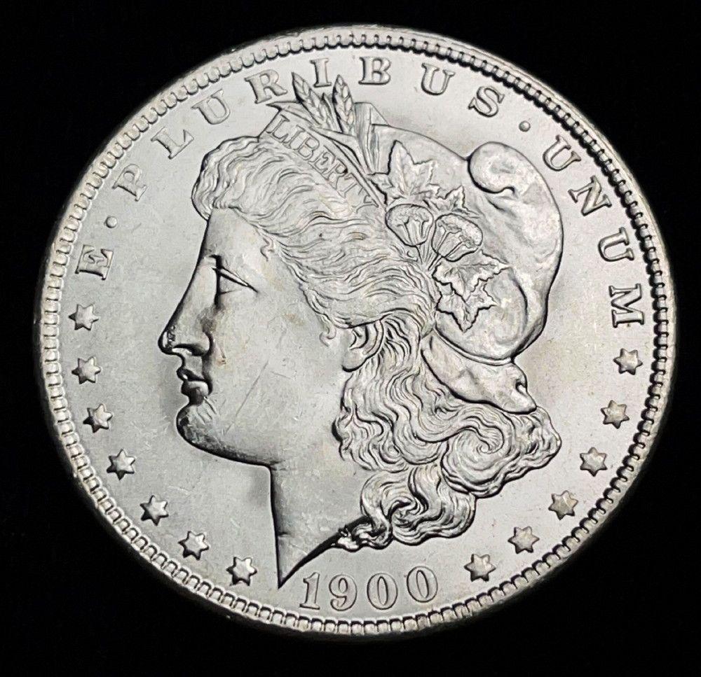 1900-O Morgan Silver Dollar MS64 or Above (1 of 2)
