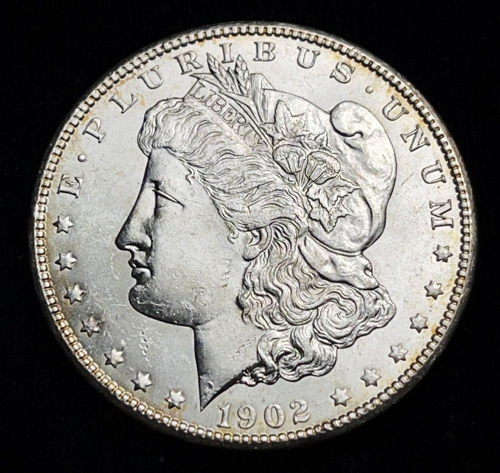 1902-O Morgan Silver Dollar MS64 or Above (1 of 2)