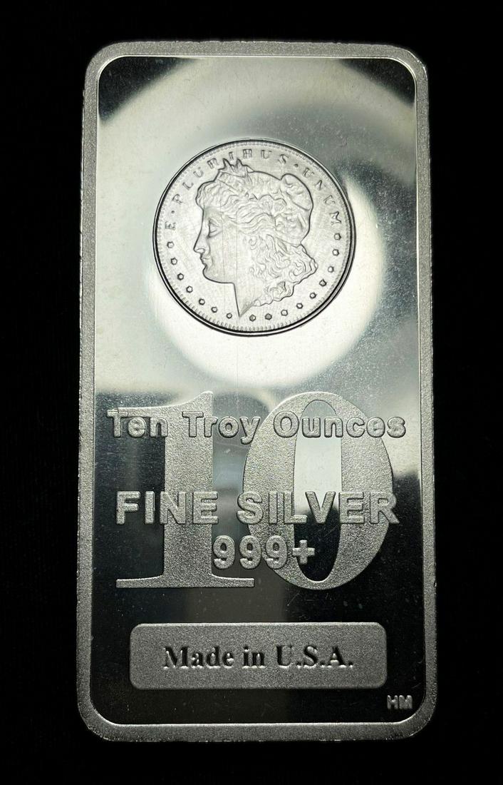 Morgan Design 10 oz .999+ Silver Bar (1 of 4)