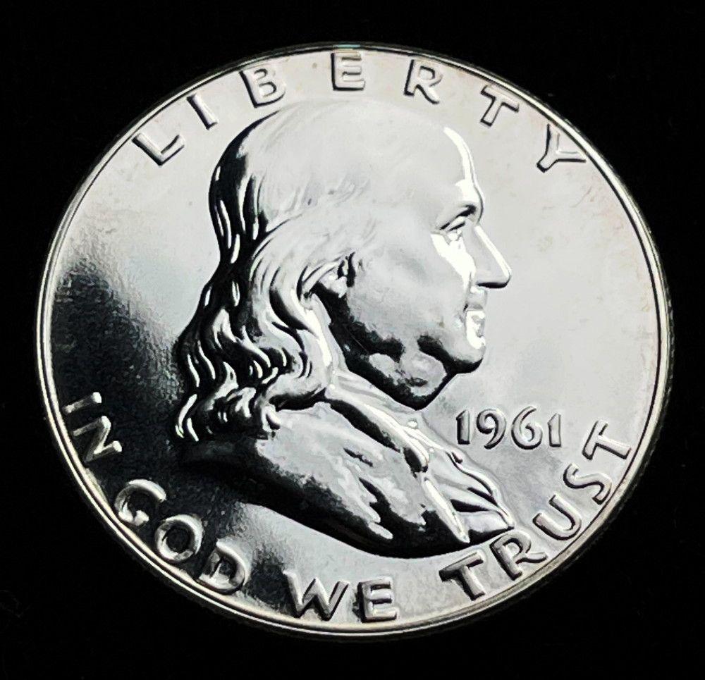 1961 90% Silver Proof Franklin 50c (1 of 2)