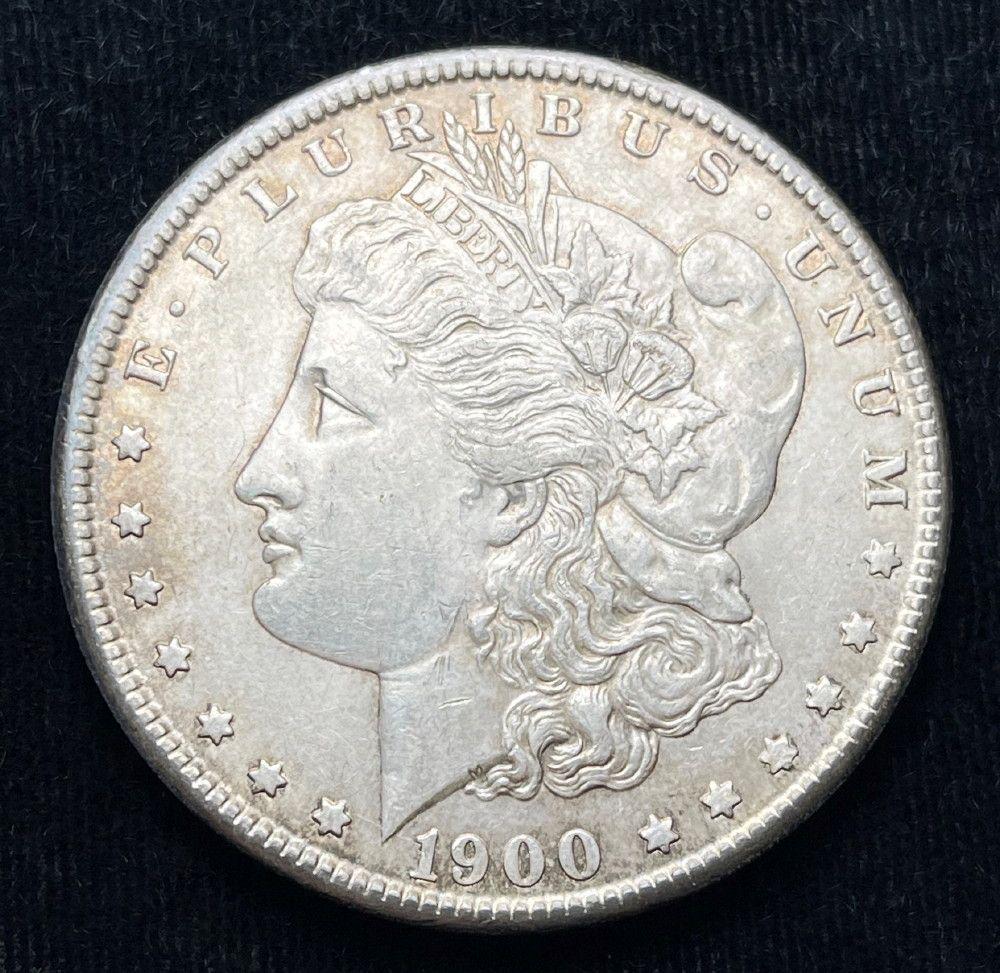 1900 Morgan Silver Dollar AU (1 of 2)