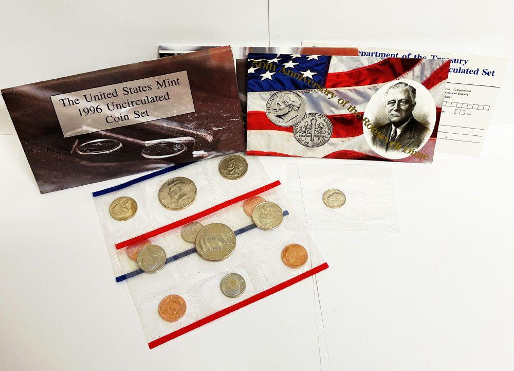 1996 US Mint Uncirculated Coin Sets OGP Roosevelt Ed. (1 of 5)