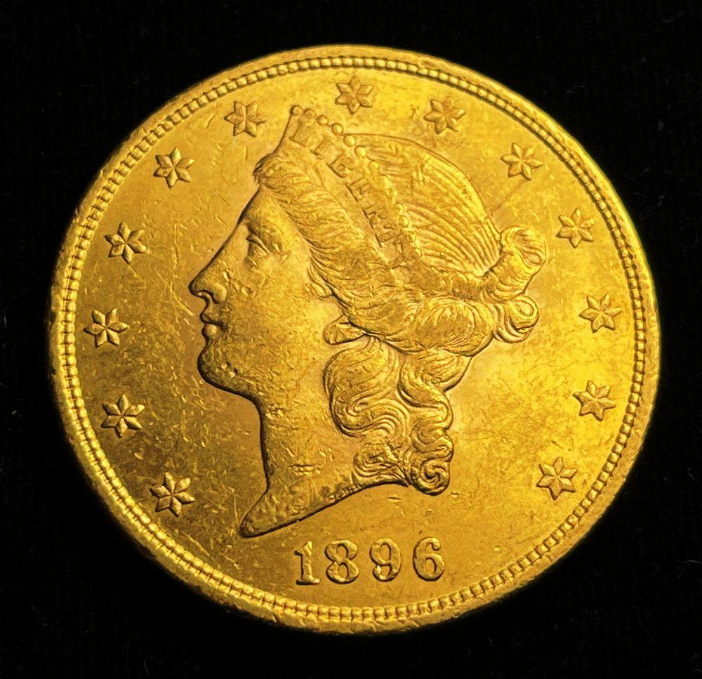 1896 $20 Gold Liberty Head Mint Condition (1 of 2)