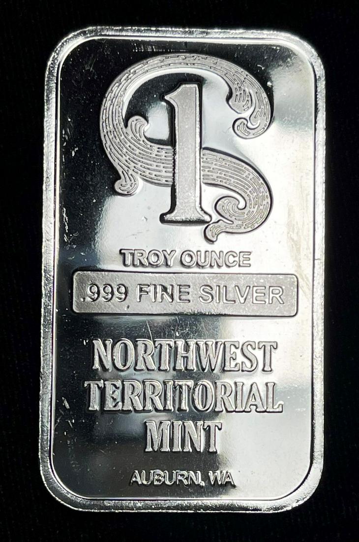 Northwest Territorial Mint 1 oz Silver Bar (1 of 3)