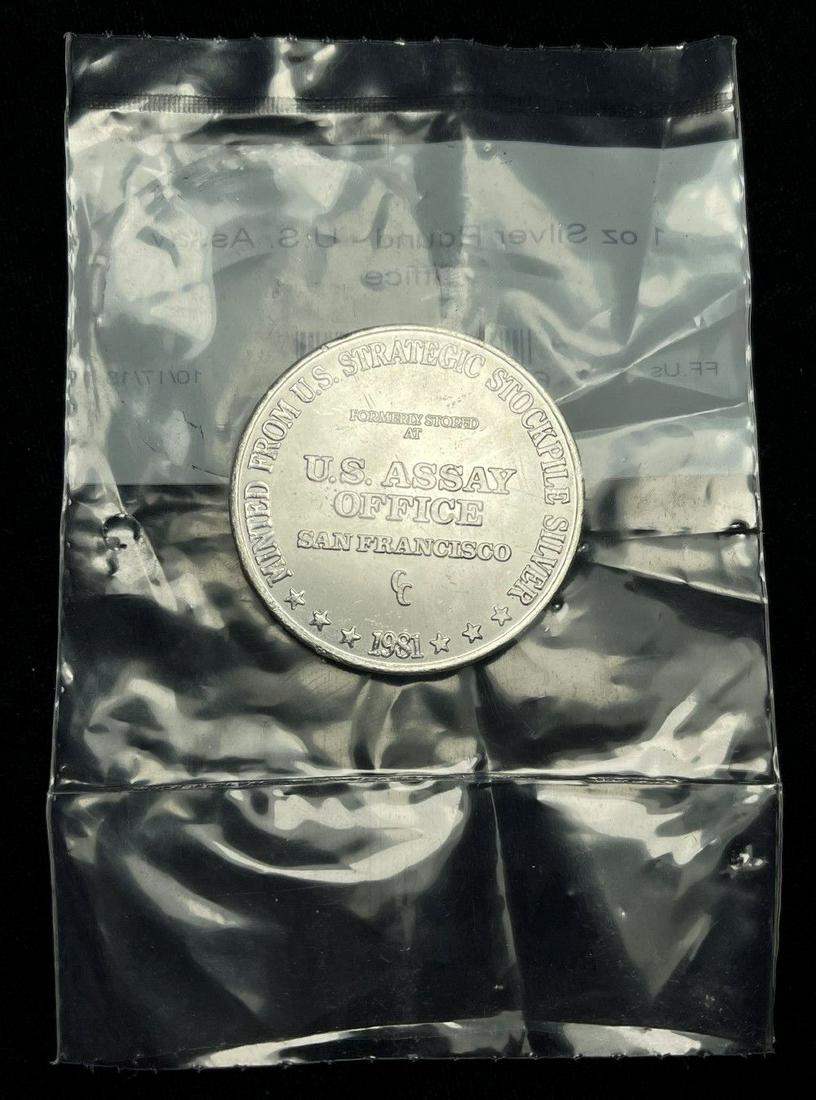 1981 U.S. Assay Silver 1 oz Trade Unit (1 of 4)