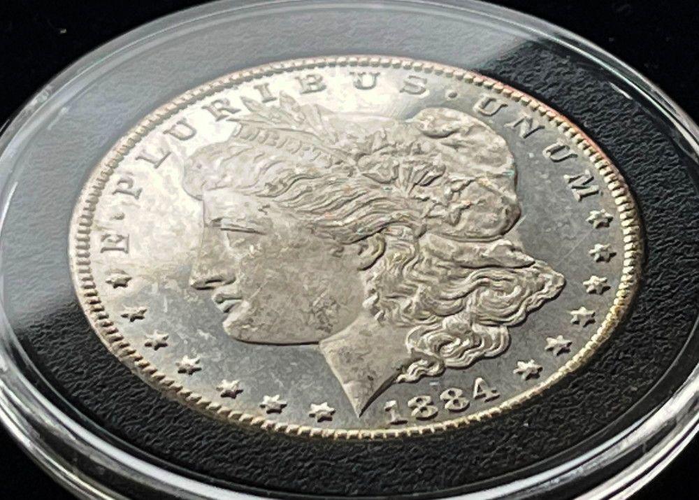 1884-CC Carson City Morgan Silver Dollar Proof Like (1 of 5)