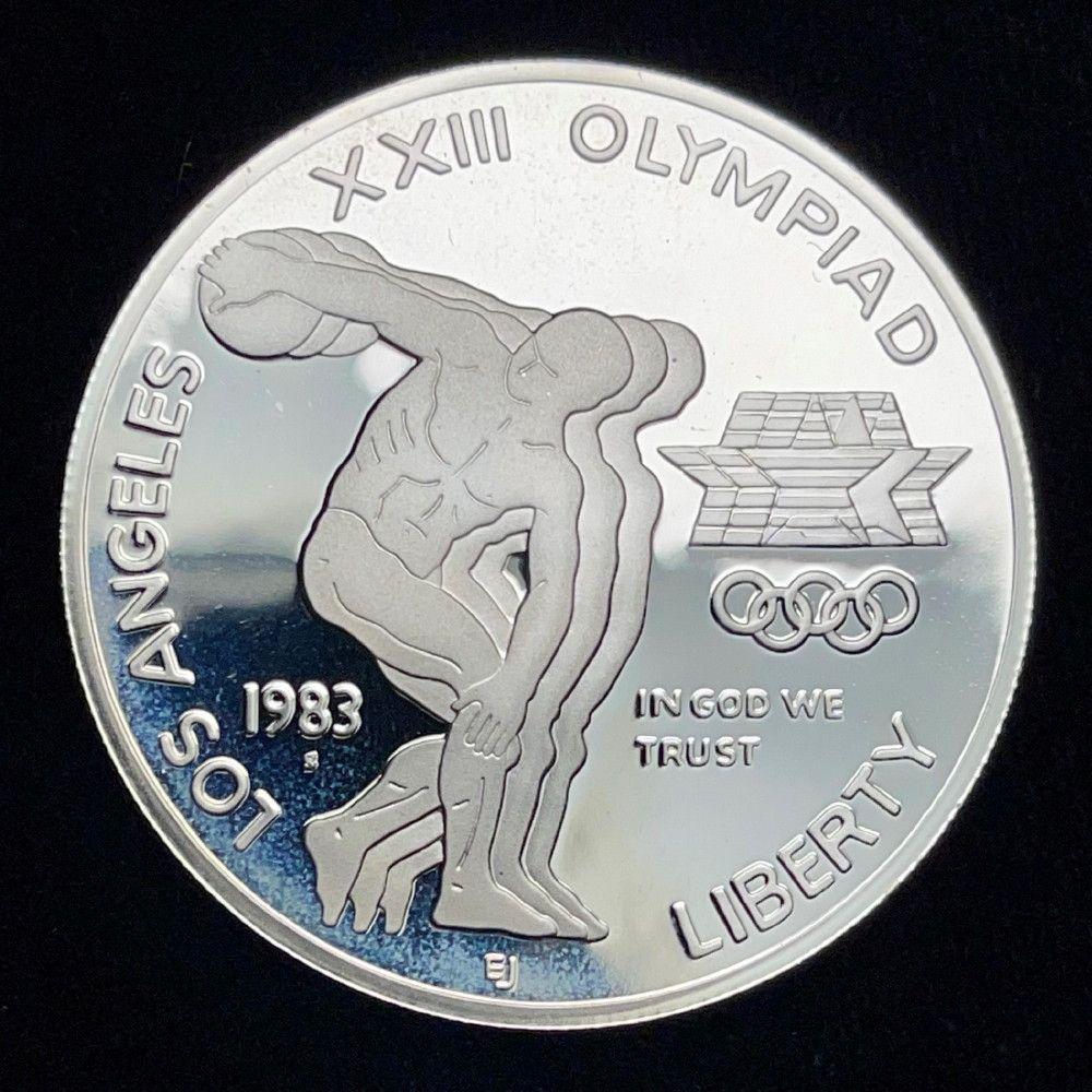 1983-S Los Angeles 23rd Olympic Proof 67+ Silver Dollar (1 of 2)