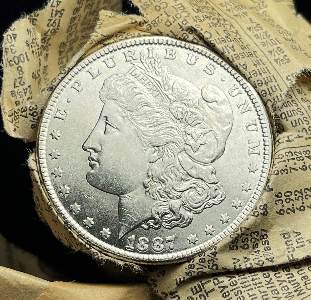 Roll (20) From Unearthed Hoard 1887 Morgan: Winner will receive 1 Original Roll (20-coins) of these amazing Unearthed Morgans. I have to say, this lot is one of the most well-preserved treasure troves of BU Morgan Silver Dollars that I have see