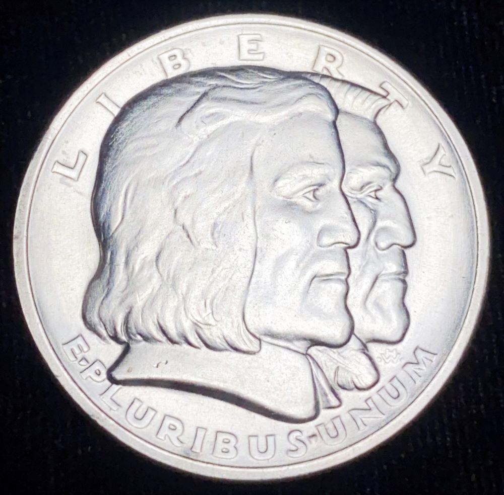 1936 LongIsland Tercentenary Com. Slvr Half Dollar MS65 (1 of 2)