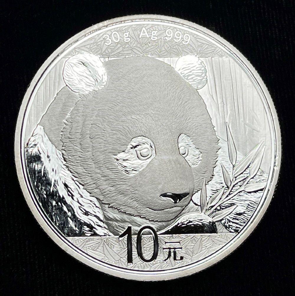 2018 Chinese Silver Panda 30 Grams (1 of 3)